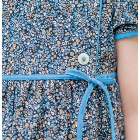 The Proper Peony Camillia Corduroy Floral Dress Size 7 - Picture 3 of 9